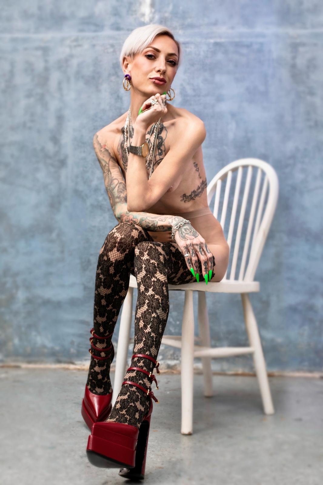 Tattoos Alternative Petite Short hair